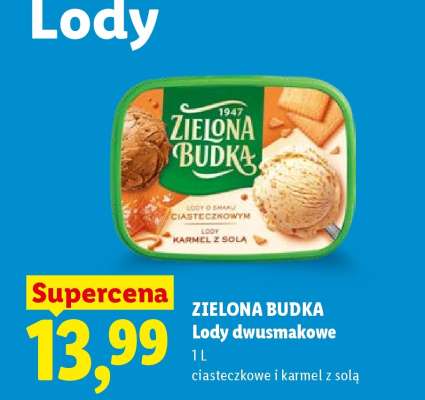 ZIELONA BUDKA Lody dwusmakowe