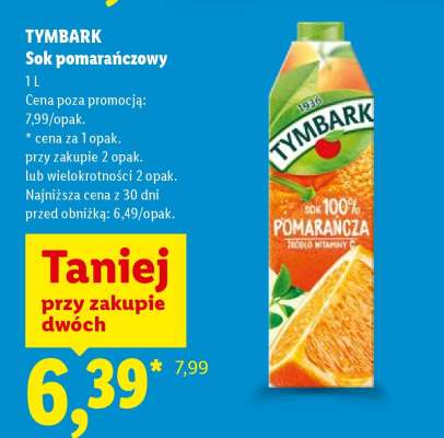TYMBARK Sok pomarańczowy**