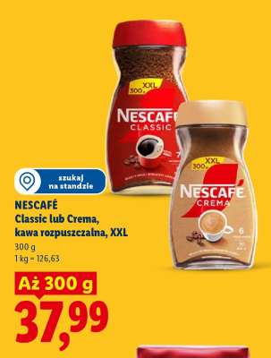 NESCAFÉ Classic lub Crema, kawa rozpuszczalna, XXL