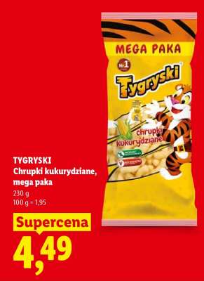 Tygryski Chrupki kukurydziane, mega paka
