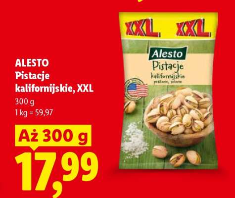 ALESTO Pistacje kalifornijskie, XXL
