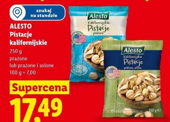 ALESTO Pistacje kalifornijskie