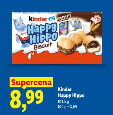 Kinder Happy Hippo