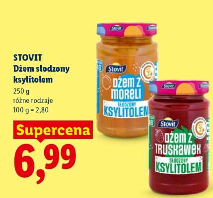 STOVIT Dżem słodzony ksylitolem