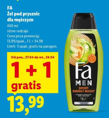 FA Żel pod prysznic dla mężczyzn