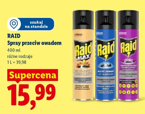 RAID Spray przeciw owadom