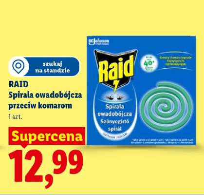 RAID Spirala owadobójcza przeciw komarom