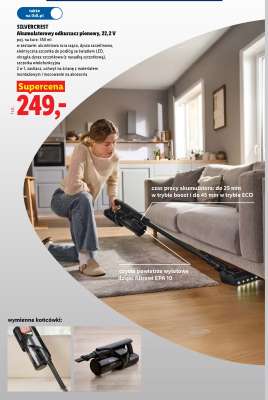 SilverCrest Akumulatorowy odkurzacz pionowy, 22,2 V