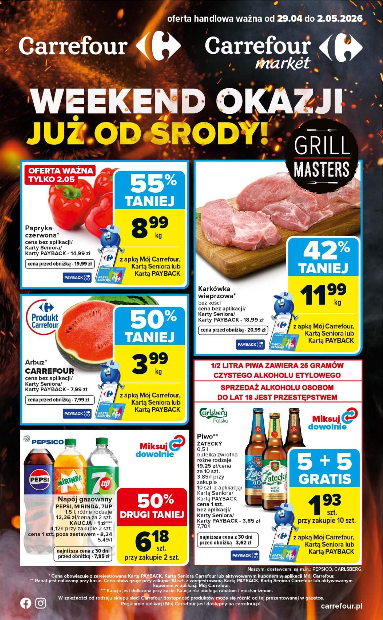 Gazetka Carrefour - 29.04.2026 - 2.05.2026. Strona 1
