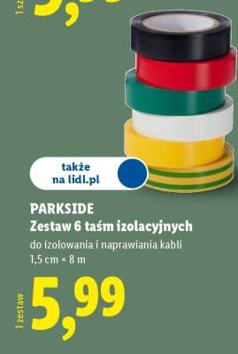 PARKSIDE Zestaw 6 taśm izolacyjnych