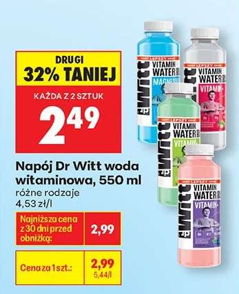 Napój Dr Witt woda witaminowa, 550 ml