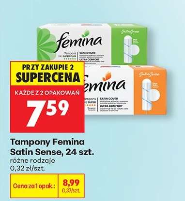Tampony Femina Satin Sense, 24 szt.