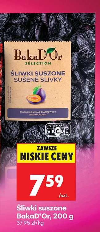 Śliwki suszone BakaD’Or, 200 g