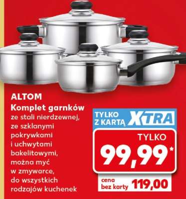 ALTOM Komplet garnków