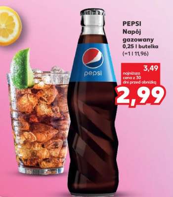 PEPSI Napój gazowany 0,25 l butelka