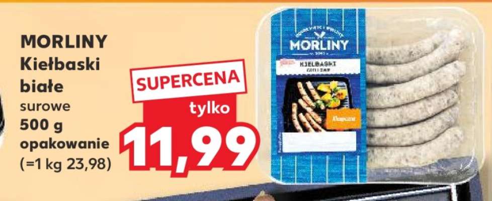 MORLINY Kiełbaski białe