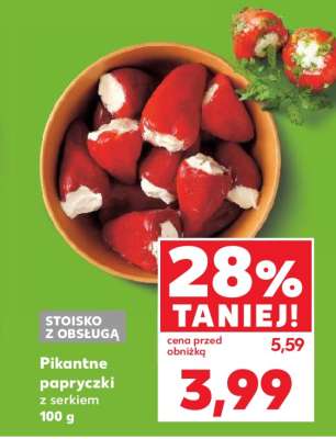 Pikantne papryczki z serkiem 100 g