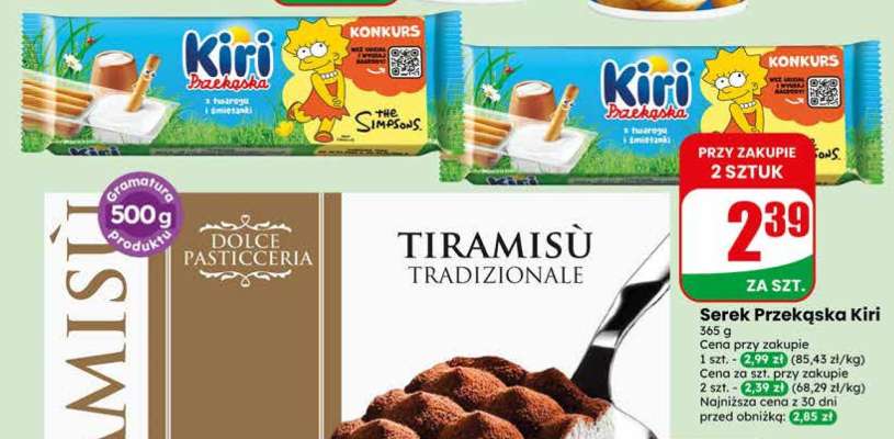 Serek przekąska Kiri