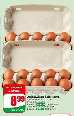 Jaja świeże ściółkowe