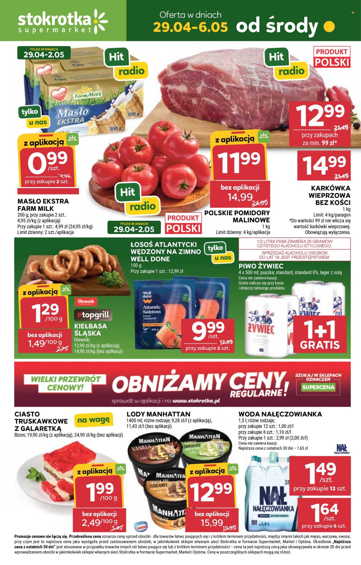 Gazetka Stokrotka Supermarket - 29.04.2026 - 6.05.2026. Strona 1