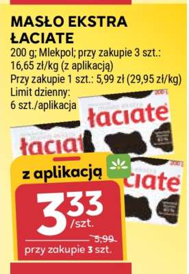 Masło ekstra ŁACIATE