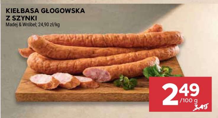Kiełbasa głogowska z szynki