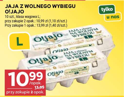 Jaja z wolnego wybiegu O!jajo