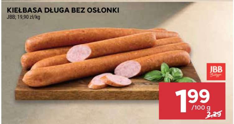 Kiełbasa długa bez osłonki