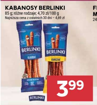 Kabanosy Berlinki