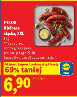 PIKOK Kiełbasa śląska, XXL
