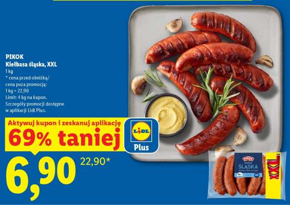 PIKOK Kiełbasa śląska, XXL
