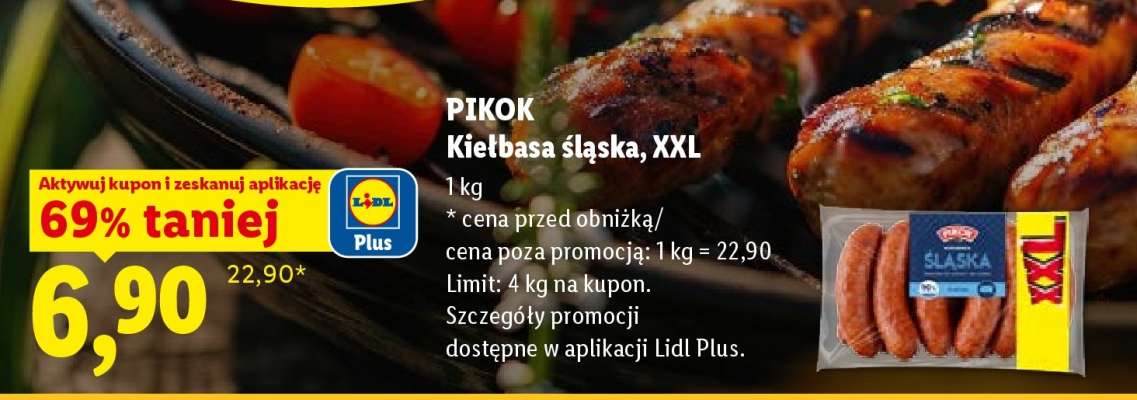 PIKOK Kiełbasa śląska, XXL
