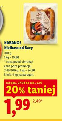 KABANOS Kiełbasa od Bacy
