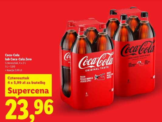 Coca-Cola lub Coca-Cola Zero