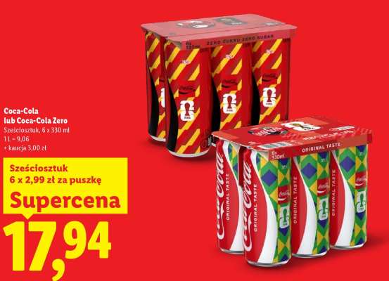 Coca-Cola lub Coca-Cola Zero