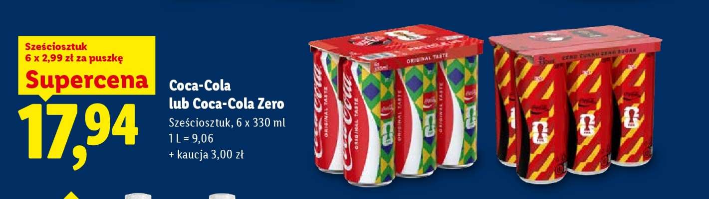 Coca-Cola lub Coca-Cola Zero