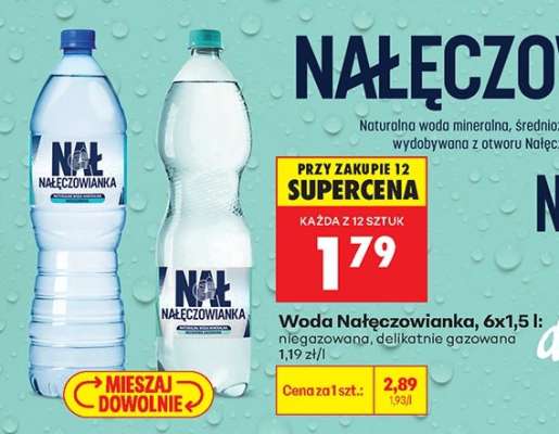 Woda Nałęczowianka, 6x1,5 l