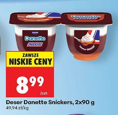 Deser Danette Snickers, 2x90 g