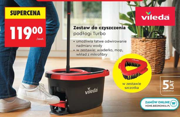 Zestaw do czyszczenia podłogi Turbo