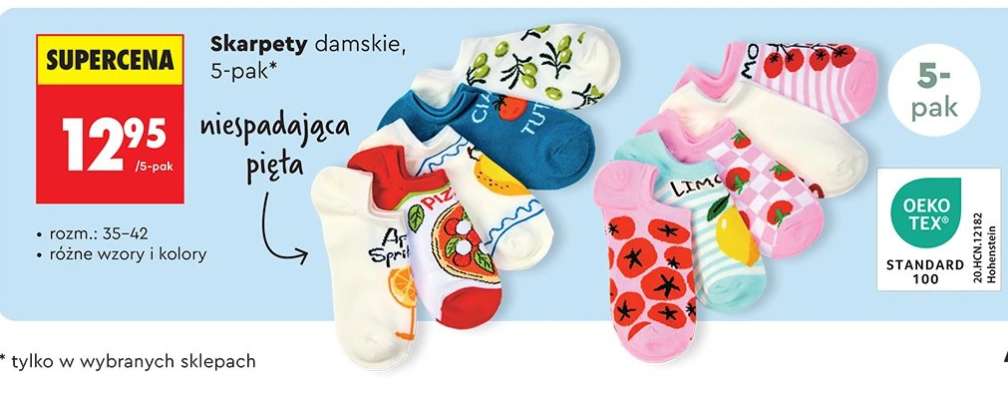 Skarpety damskie, 5-pak