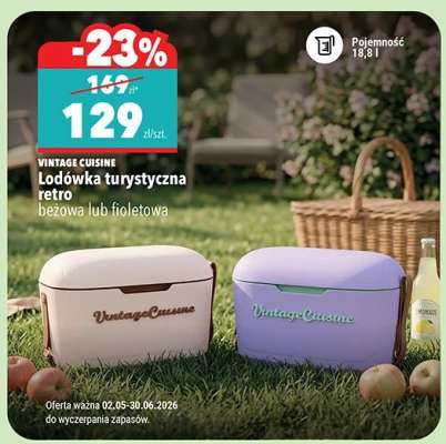 Lodówka turystyczna retro