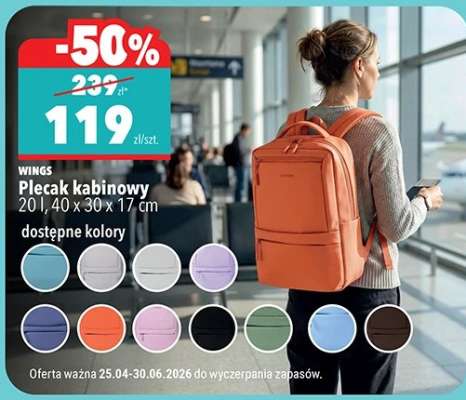 Plecak kabinowy