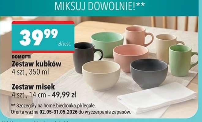 Zestaw kubków