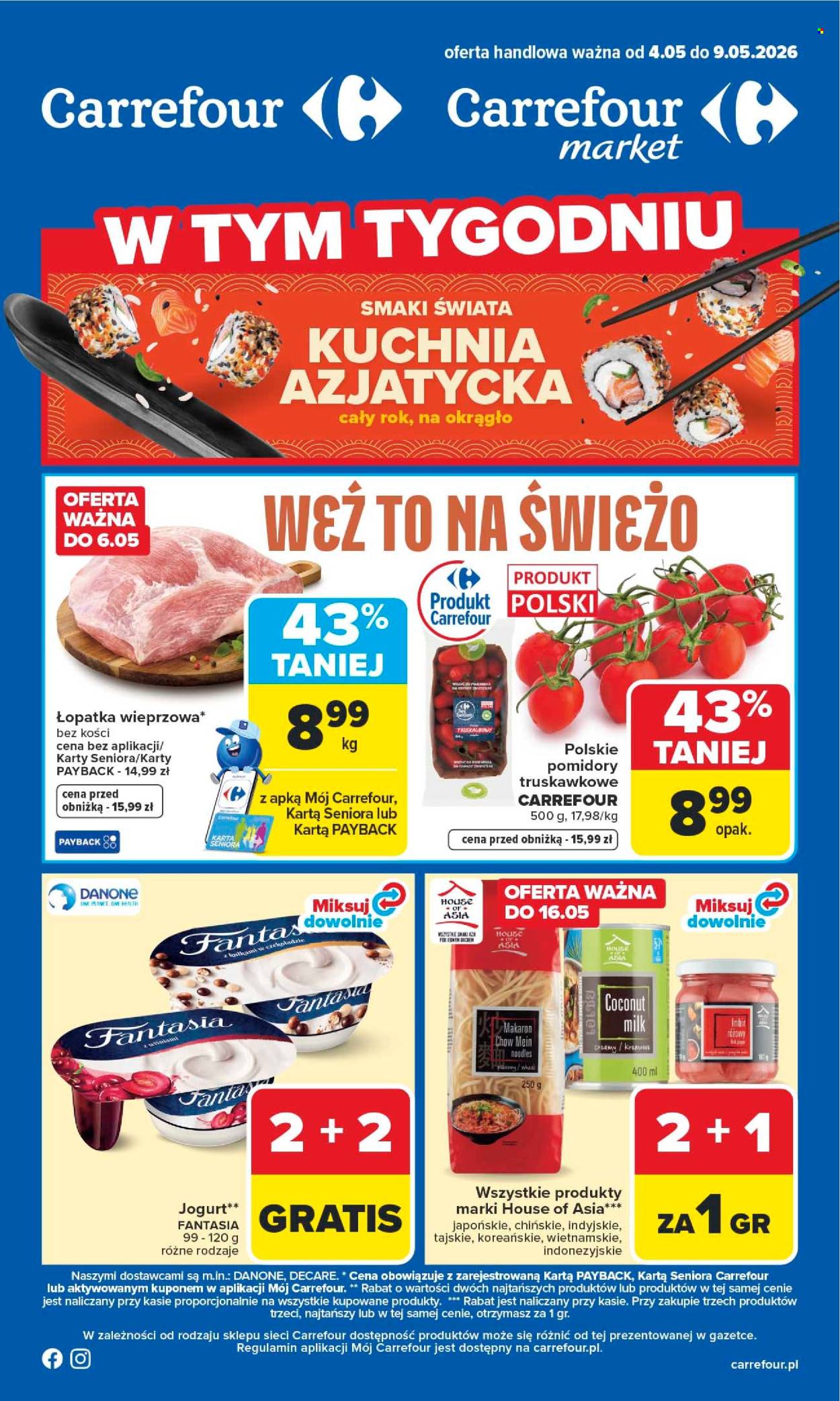 Gazetka Carrefour - 4.05.2026 - 9.05.2026. Strona 1