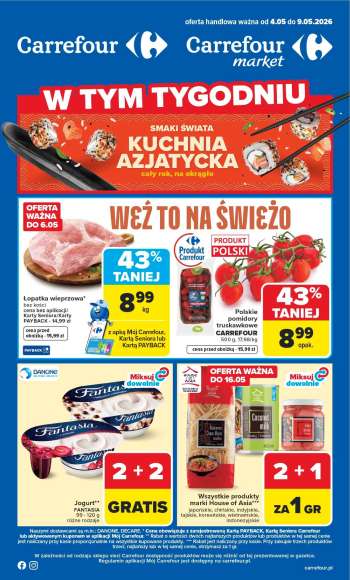 Gazetka Carrefour - 4.05.2026 - 9.05.2026.