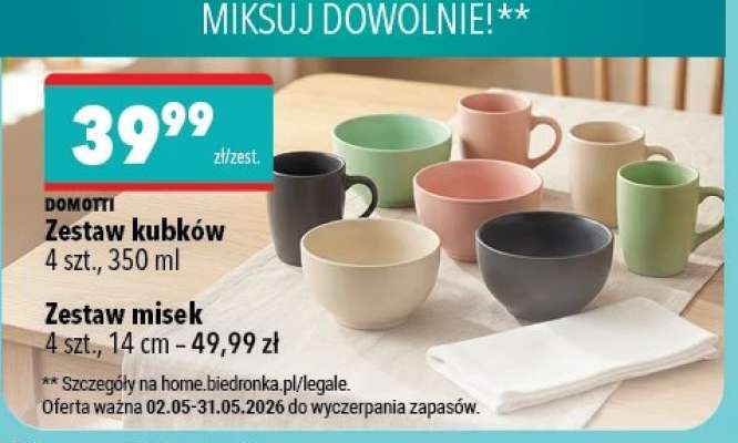 Zestaw kubków