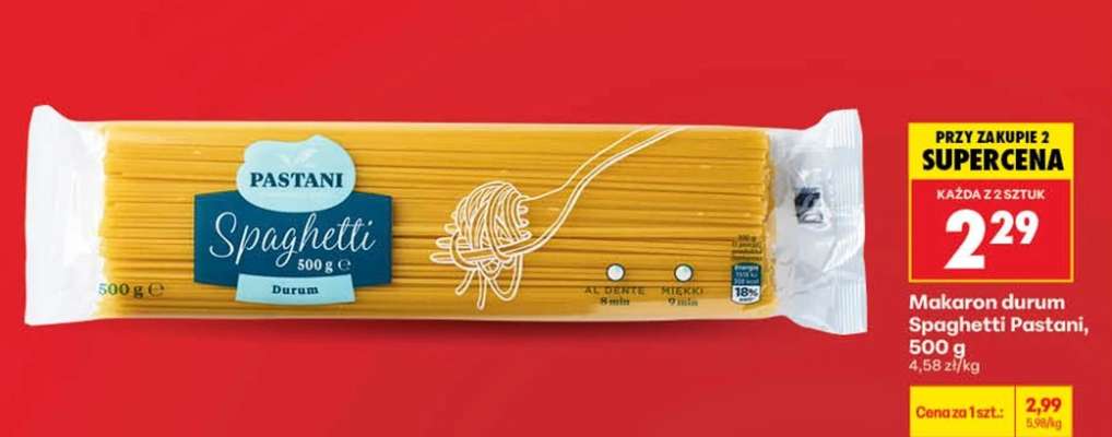 MAKARON DURUM SPAGHETTI PASTANI 500 G