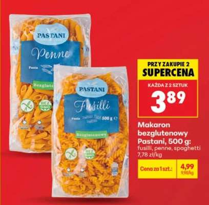 Makaron bezglutenowy Pastani, 500 g