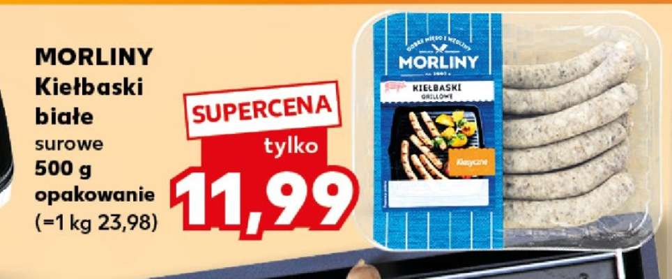MORLINY Kiełbaski białe