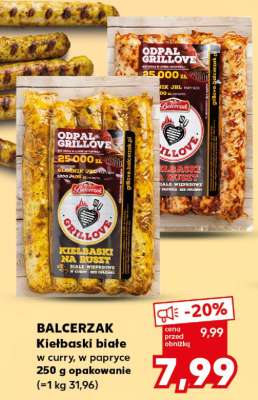 BALCERZAK Kiełbaski białe